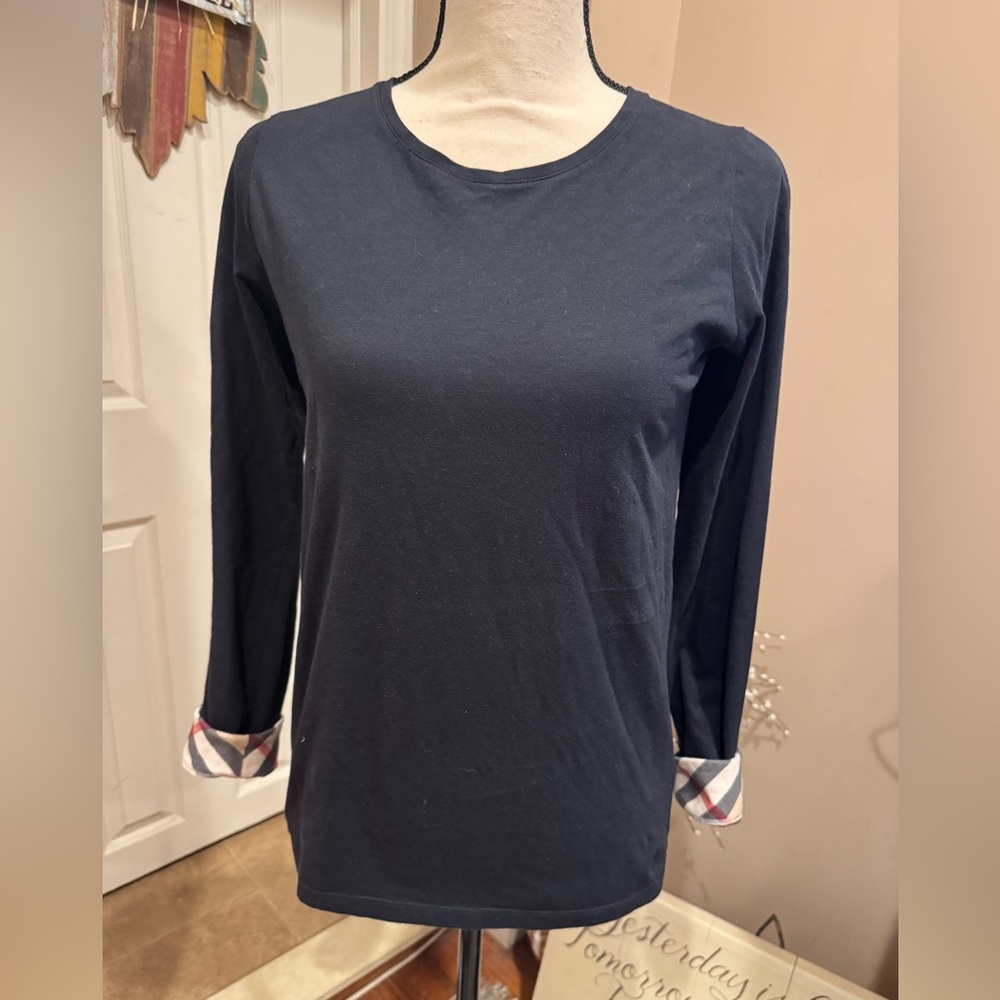 Burberry black Long Sleeve Top